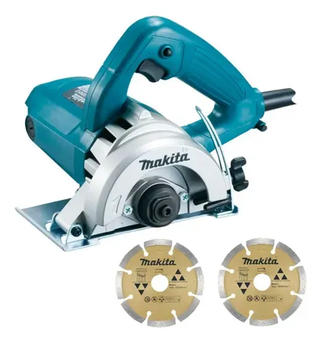 Serra Makita 4100nh3zx Mármore Com 2 Discos Diámetro 110mm 1300w 220v