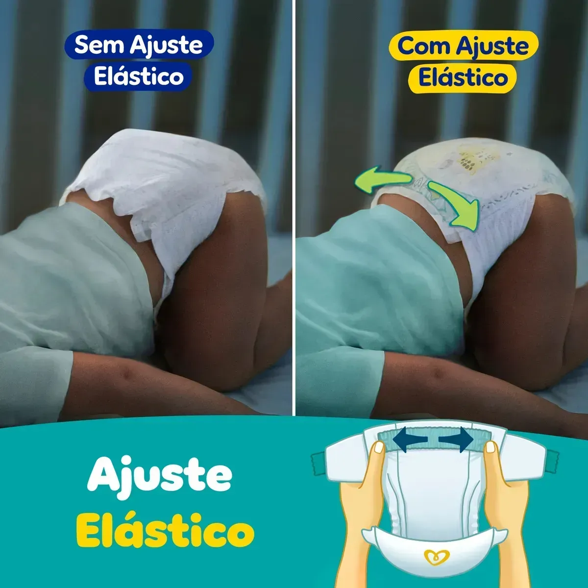 Fralda Pampers Confort Sec Tamanho G 128 Unidades — foto 6 de 8