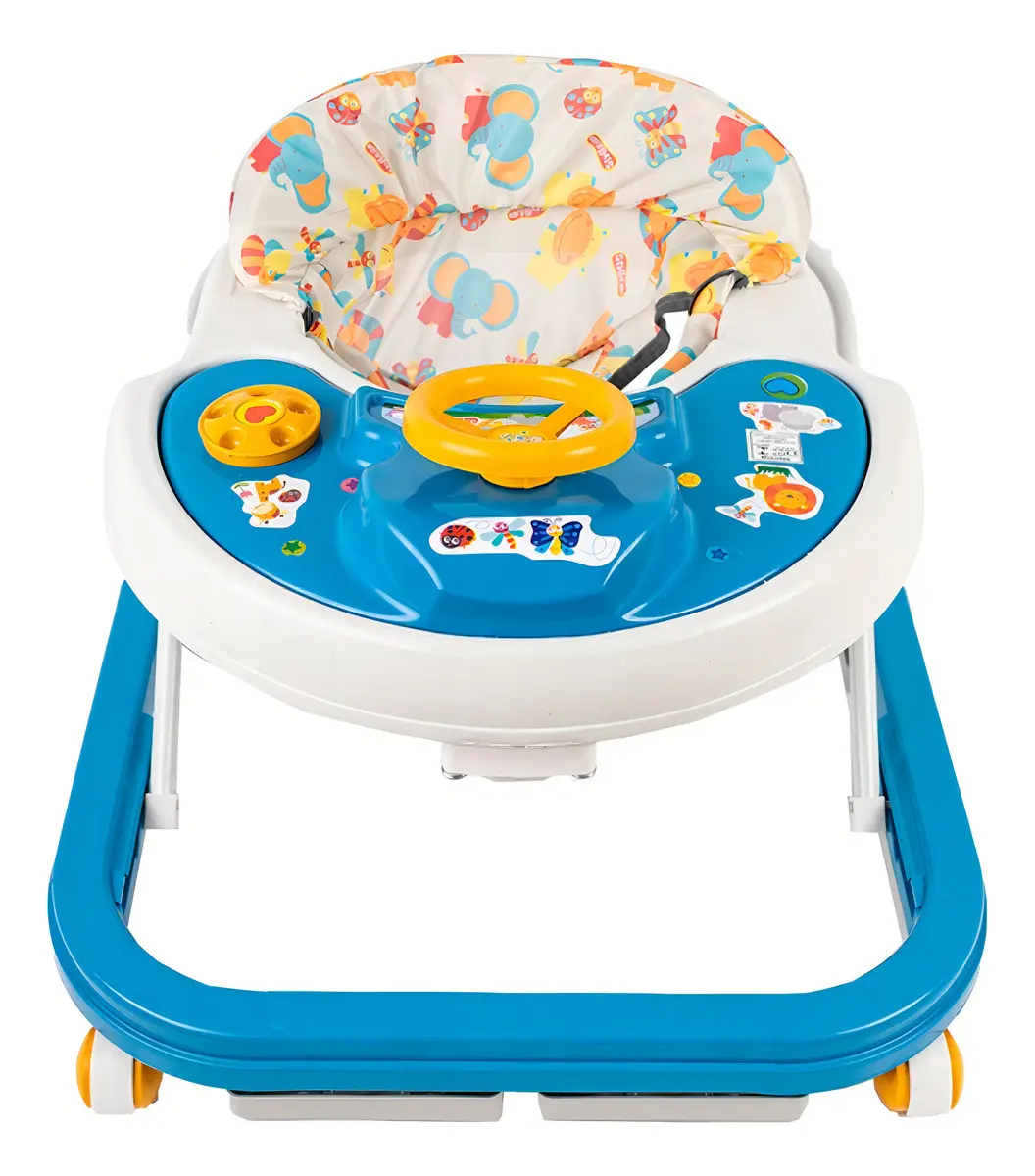 Andador Infantil Bebê Até 12kg Azul Styll Baby