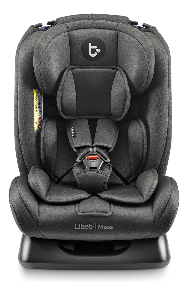 Cadeirinha Infantil Para Carro Mass Litet 0 A 36kg Com 13 Ajustes De Cabeça 4 Reclínios E Cinto 3 Pontos - BB456