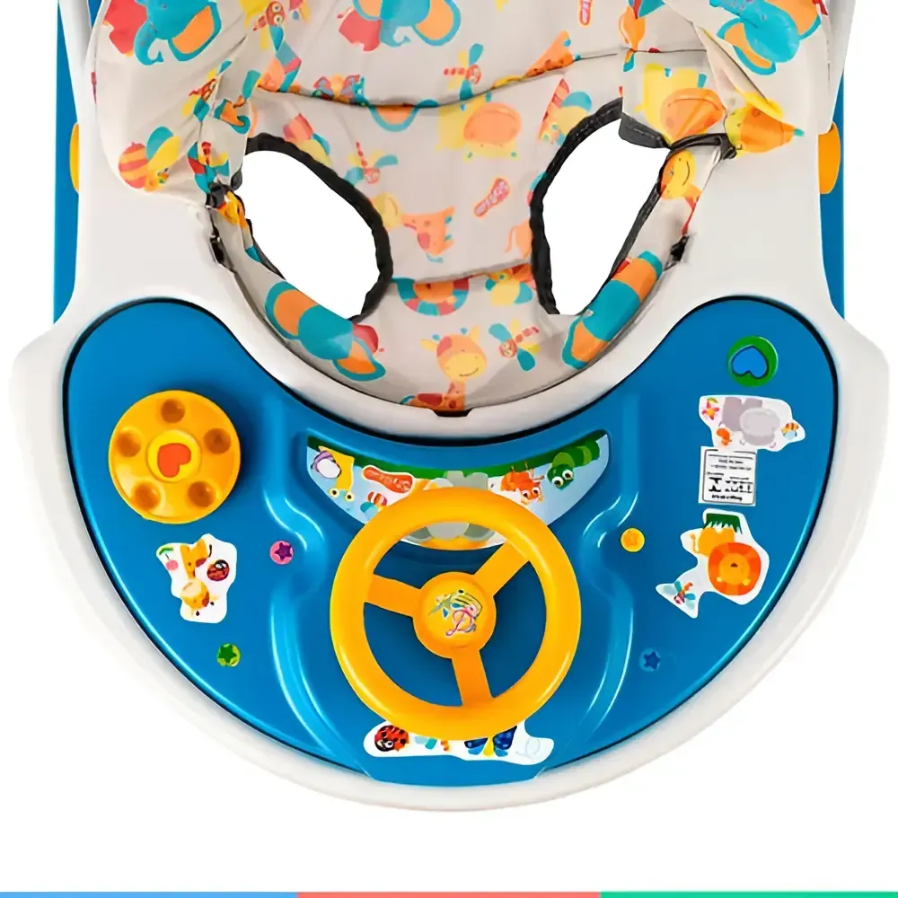 Andador Infantil Bebê Até 12kg Azul Styll Baby — foto 6 de 8
