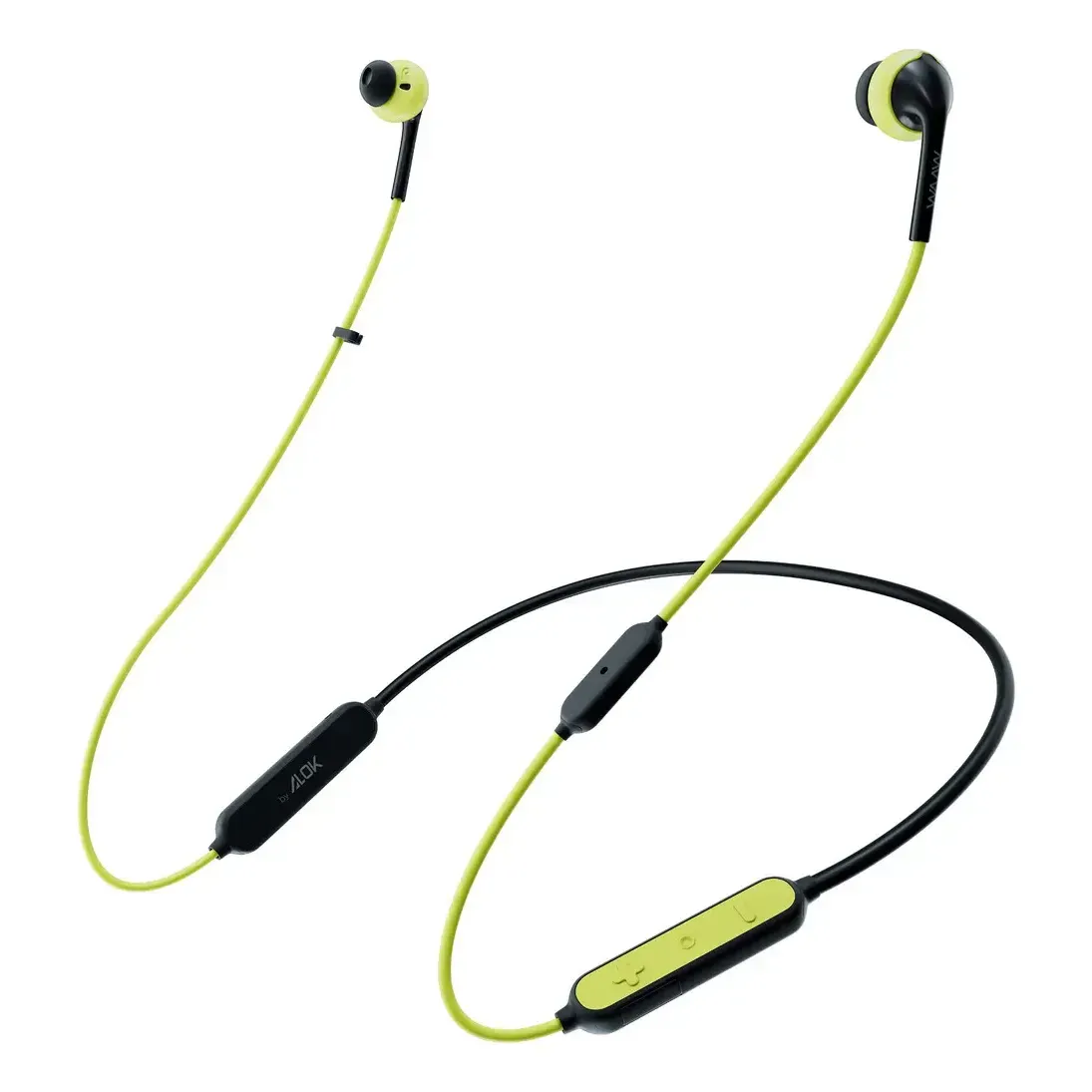 Fone De Ouvido Esportivo Bluetooth Waaw By Alok Move 100ebs Cor Preto e verde Cor da luz Verde — foto 2 de 7