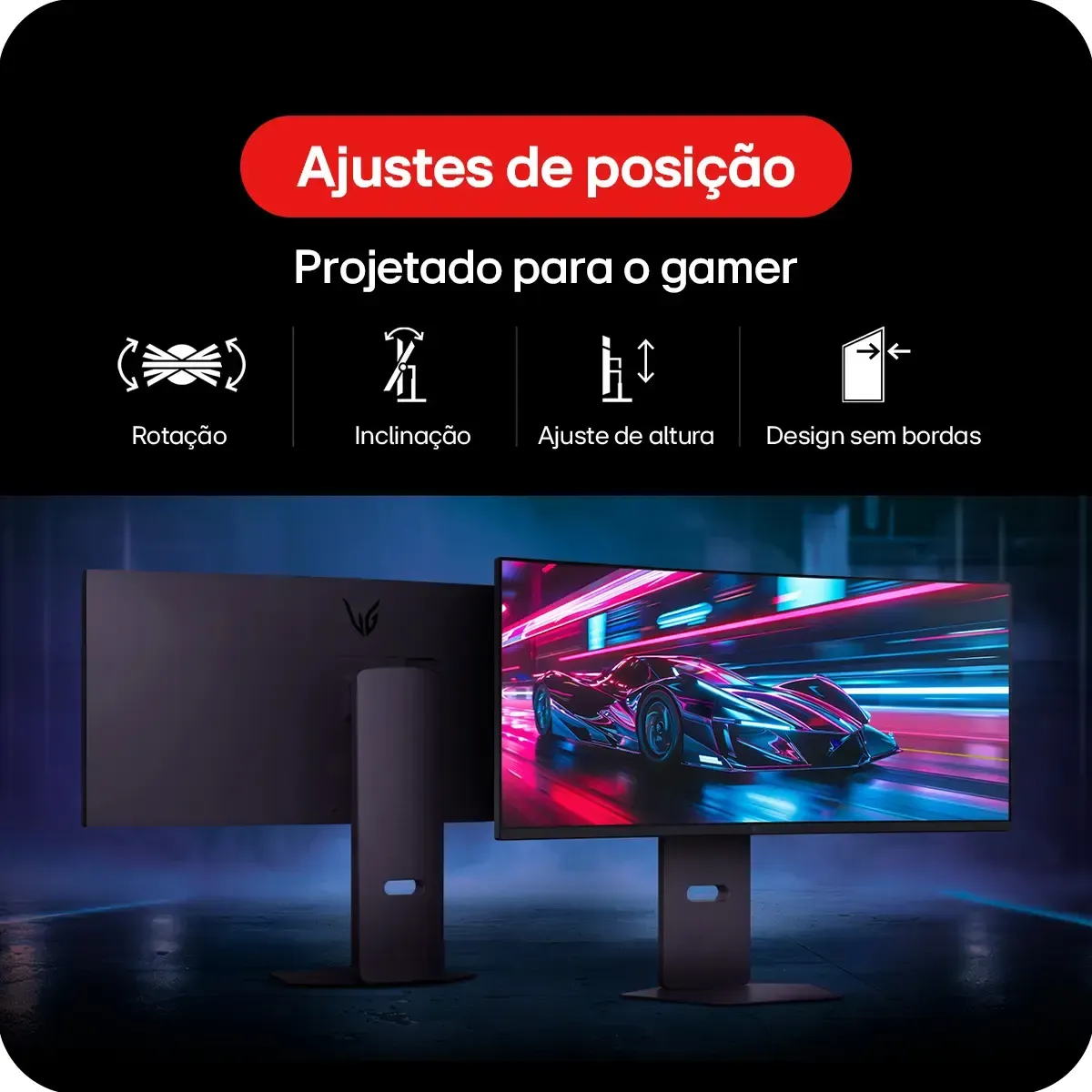 Monitor Gamer LG UltraGear Curvo 34G600A-B 34" QuadHD 2K, UltraWide 1800R, 160Hz, 1ms (MBR), AMD FreeSync Premium, HDR10, MaxxAudio — foto 8 de 8
