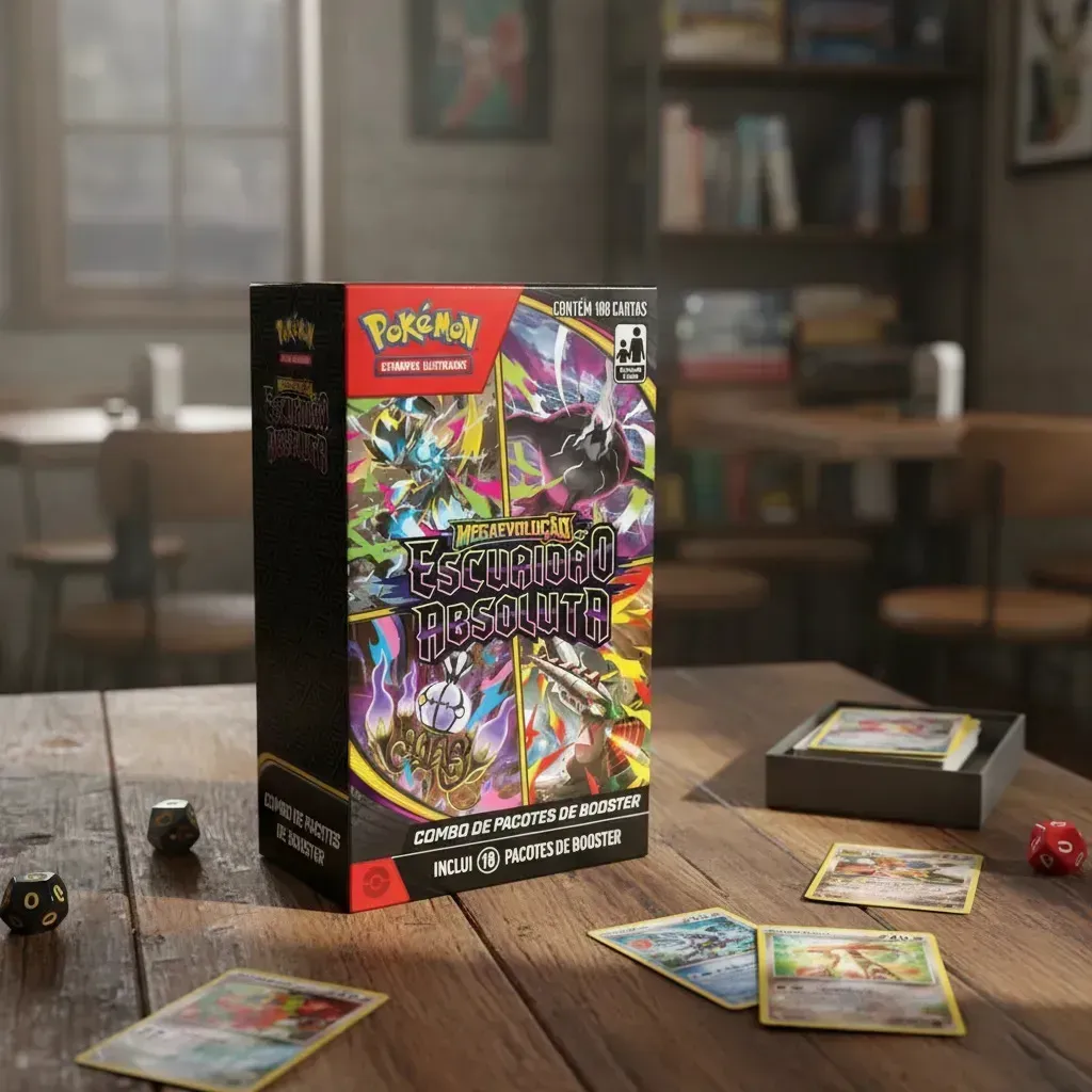 Combo de Booster Pokémon ME05 Escuridão Absoluta - 108 Cartas — foto 6 de 8