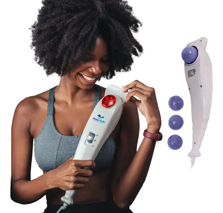 Massageador Eletrico Profissional Hammer Original Relaxmedic Cor Cinza — foto 6 de 7