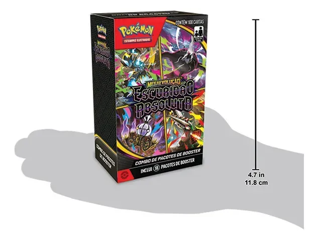 Combo de Booster Pokémon ME05 Escuridão Absoluta - 108 Cartas — foto 5 de 8