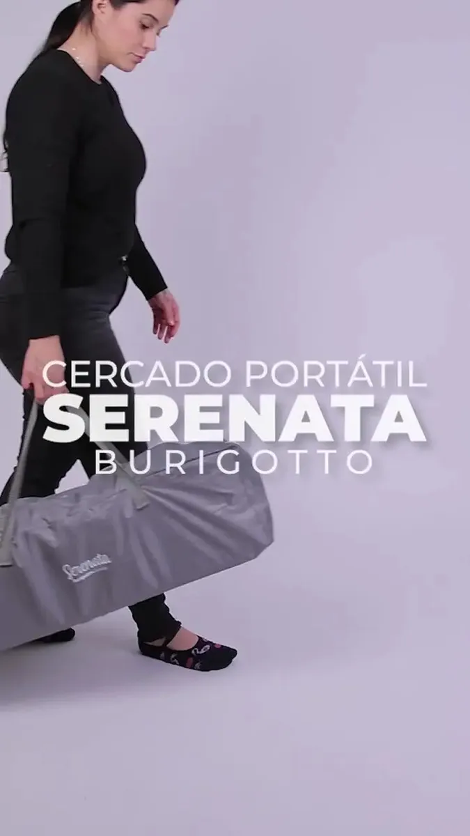 Burigotto Berço Portátil Serenata Gray - Cinza — foto 4 de 7