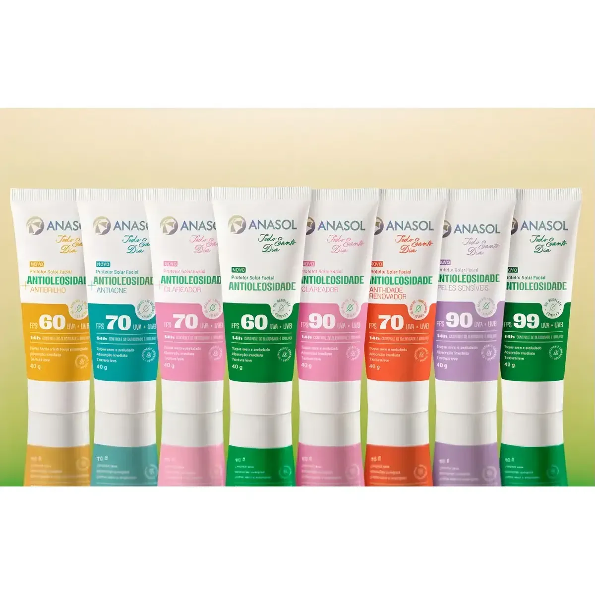 Anasol Prot. Solar Facial Tsd- Antibrilho Fps 60 - 40 G — foto 6 de 8