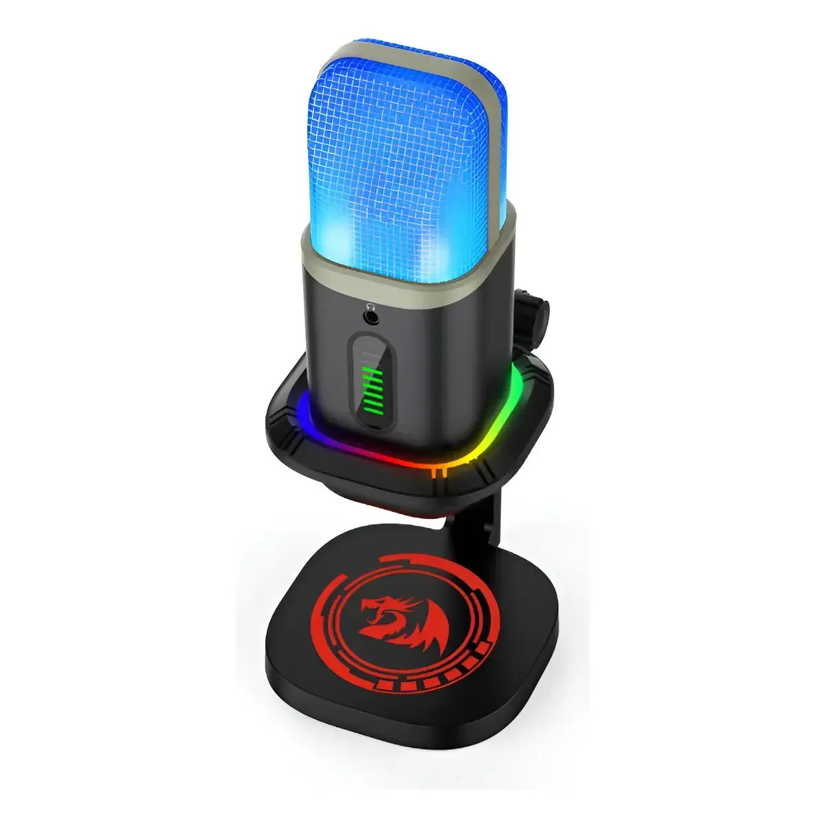 Microfone Gamer Redragon Echowave RGB Preto Condensador — foto 2 de 7