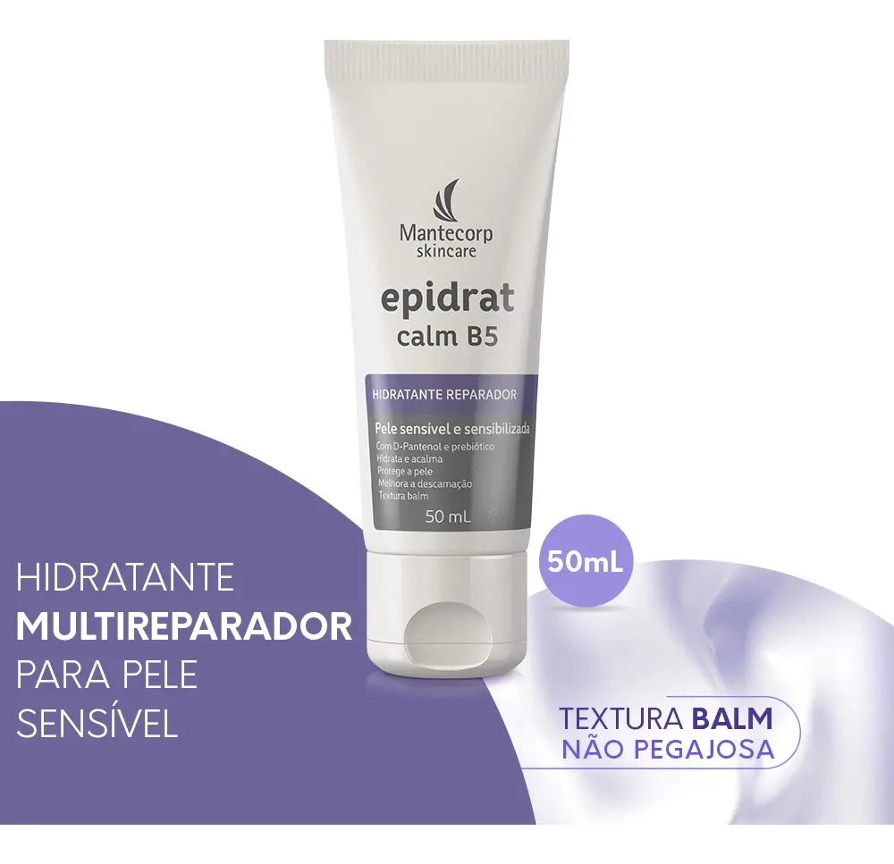 Hidratante Facial Epidrat Calm B5 Para Pele Sensível 50ml Mantecorp — foto 6 de 7