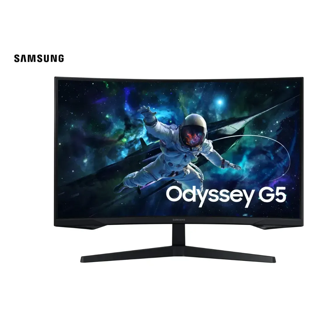 Monitor Gamer Samsung Odyssey G5, 32 ,qhd, 165hz,1ms,hdmi,dp Preto — foto 2 de 8