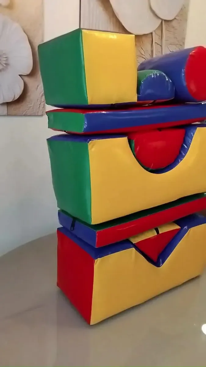 Blocos Espumado Para Atividades Infantil 9 Unidades Lúdico — foto 4 de 7