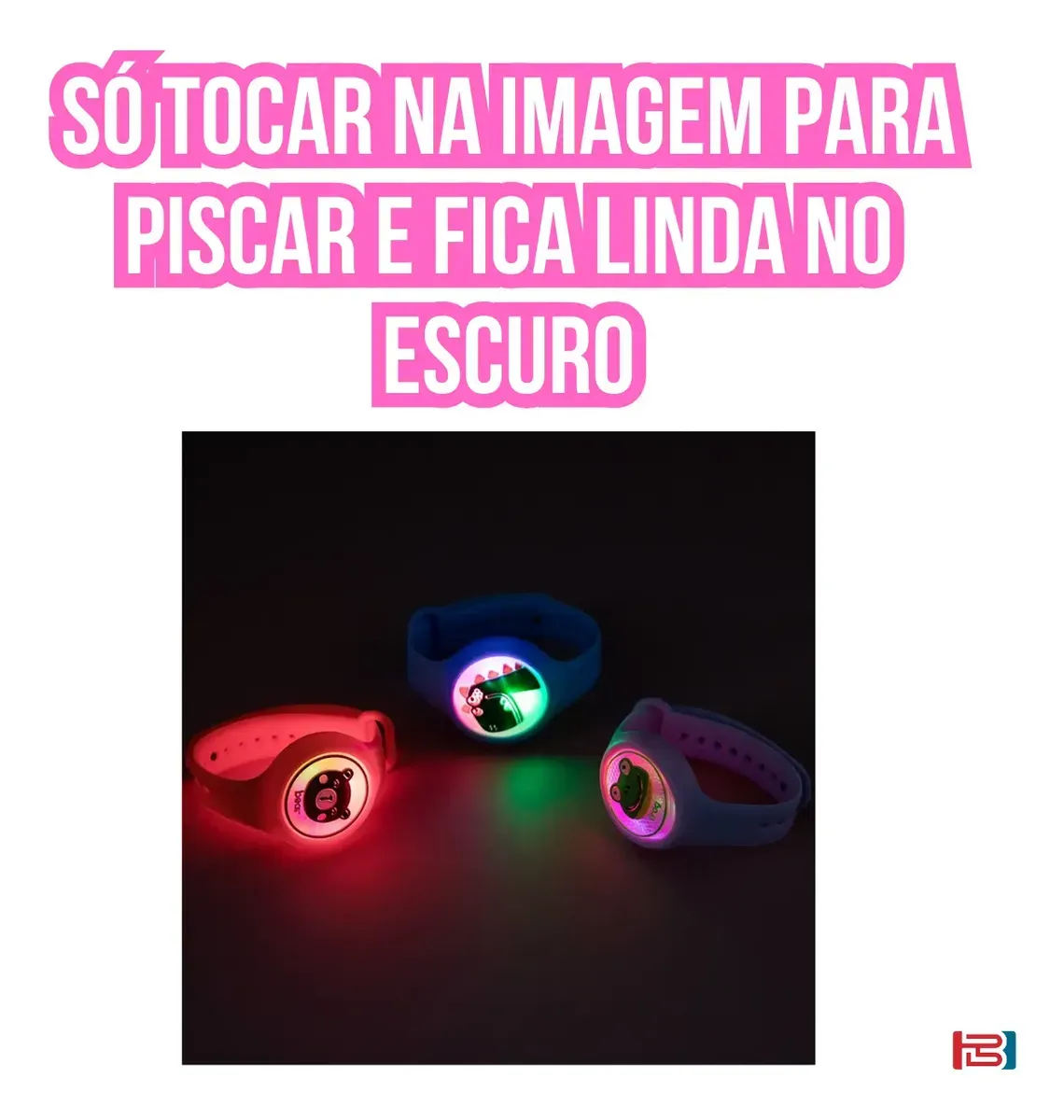 Kit 6 Pulseiras Repelente Natural Infantil Anti Mosquito Led — foto 7 de 8