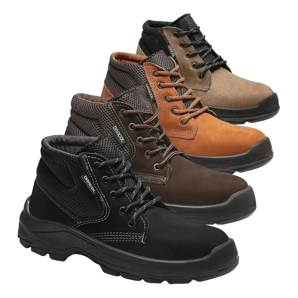 Bota Botina Segurança Bracol Sapato Coturno Nobuck Com Ca — foto 4 de 6