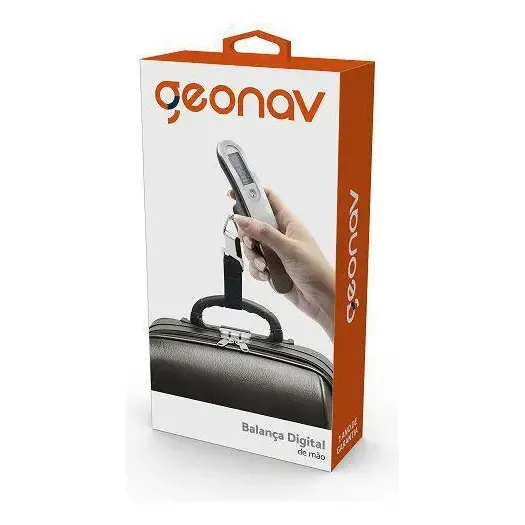 Balança Digital De Mão Cor Preta - Geonav — foto 8 de 8