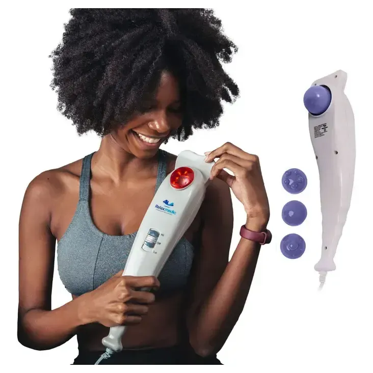 Massageador Eletrico Profissional Hammer Original Relaxmedic Cor Cinza — foto 5 de 7
