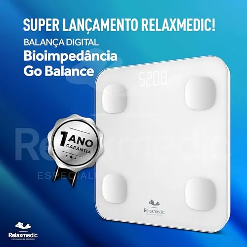 Balança Digital Go Balance Relaxmedic — foto 8 de 8