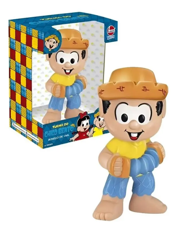 Figura Líder Brinquedos Turma Da Mônica Chico Bento 3014 — foto 7 de 8