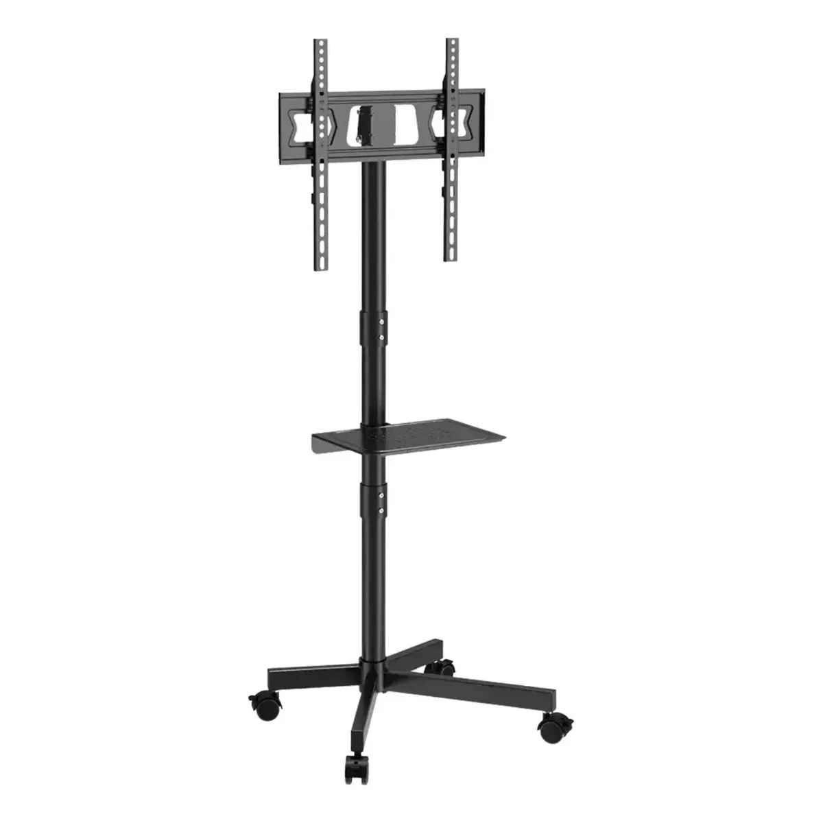 Suporte Pedestal Para Tv De 23 A 60 Com Rodinhas Bandeja Cor Preto — foto 2 de 7
