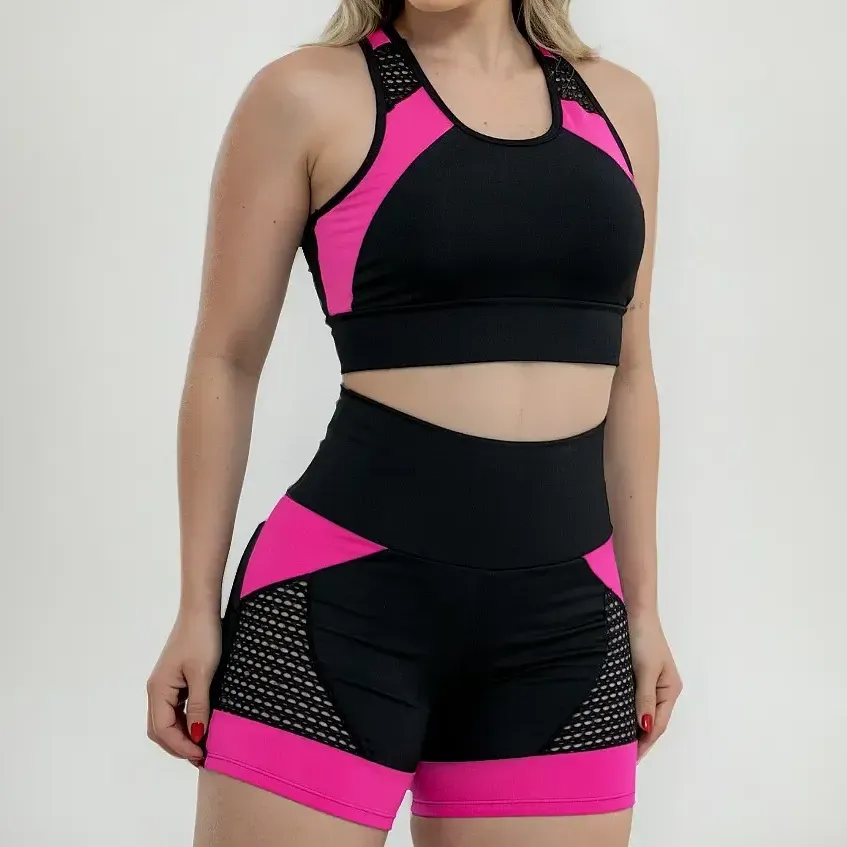 Conjunto Fitness Academia Feminino Zero Transparência Treino — foto 5 de 6