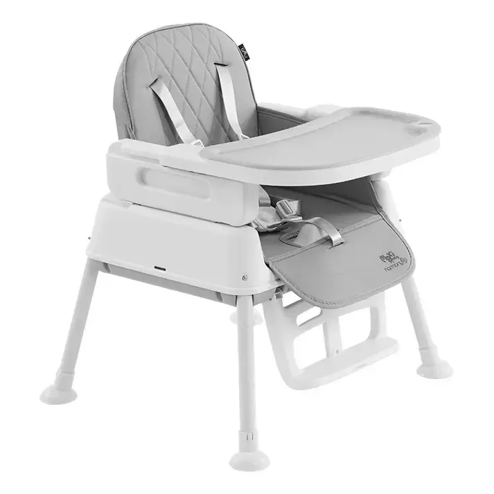 Cadeira De Alimentação Infantil 3 Em 1 Harmony Maxi Baby - Cinza — foto 5 de 7
