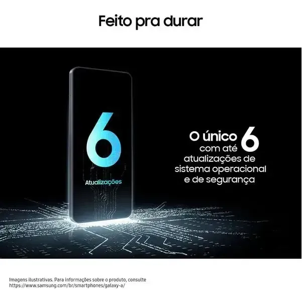 Celular Samsung Galaxy A17 Com Ia, 128gb, 4gb Ram, Câm De 50mp, Tela De 6.7 , Nfc, Ip54 - Azul — foto 7 de 7