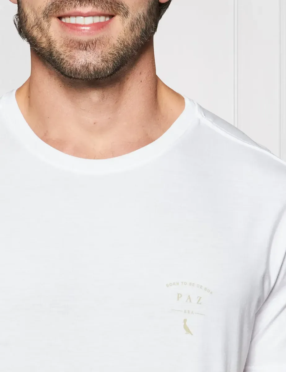 Camiseta Estampada Born To Be Paz Reserva — foto 7 de 8