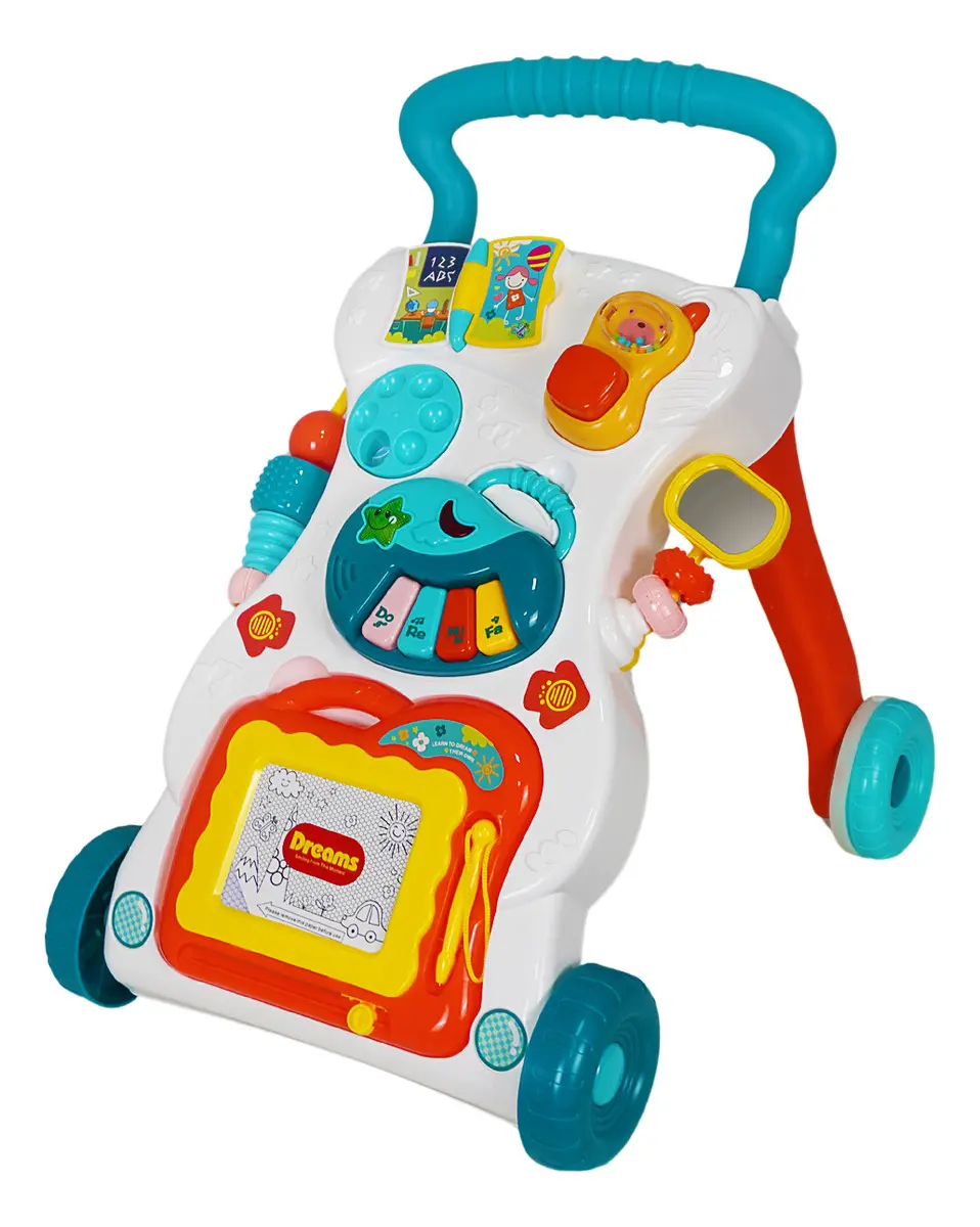 Andador Infantil Centro De Atividade Musical Com Luz E Som