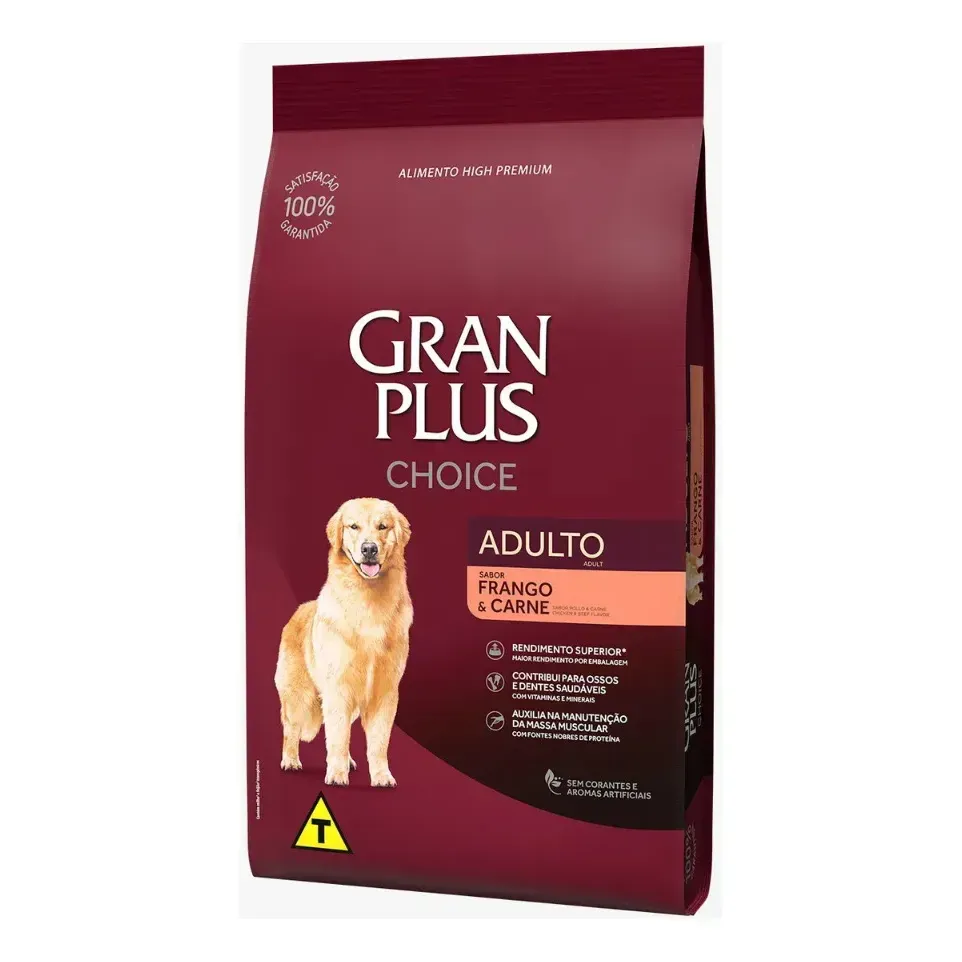 Ração Gran Plus Choice Cães Adultos Frango E Carne 10,1kg — foto 4 de 8