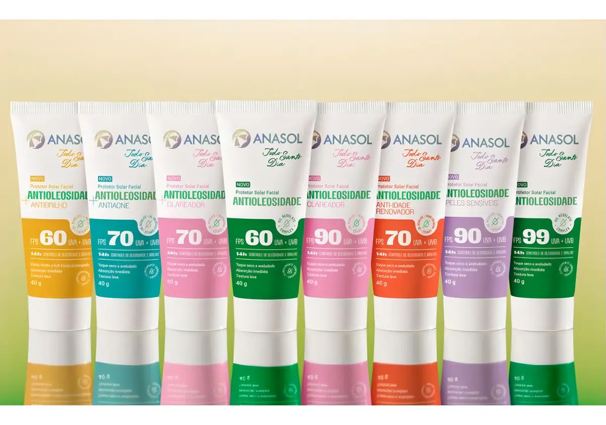 Anasol Prot. Solar Facial Tsd- Antibrilho Fps 60 - 40 G — foto 7 de 8
