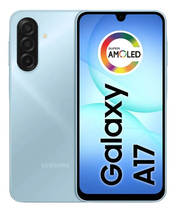 Celular Samsung Galaxy A17 Com Ia, 128gb, 4gb Ram, Câm De 50mp, Tela De 6.7 , Nfc, Ip54 - Azul — foto 3 de 7