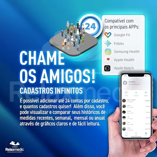 Balança Digital Go Balance Relaxmedic — foto 7 de 8