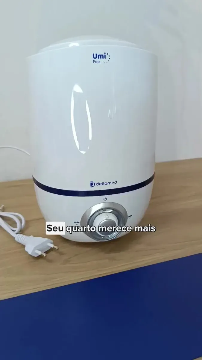Umidificador De Ar Ultrassônico Umi Pop Health 2,3l Dellamed Cor Branco Bivolt — foto 4 de 7