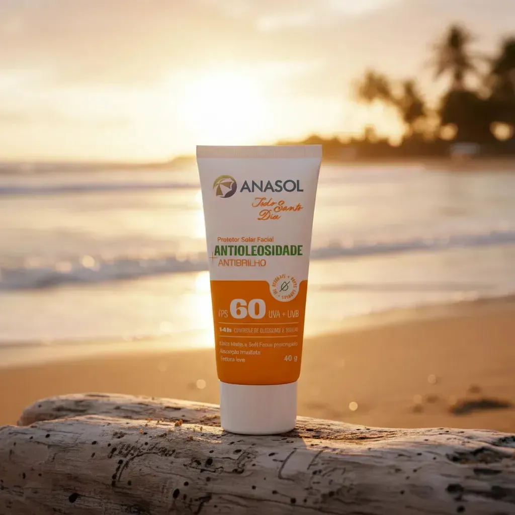 Anasol Prot. Solar Facial Tsd- Antibrilho Fps 60 - 40 G — foto 8 de 8