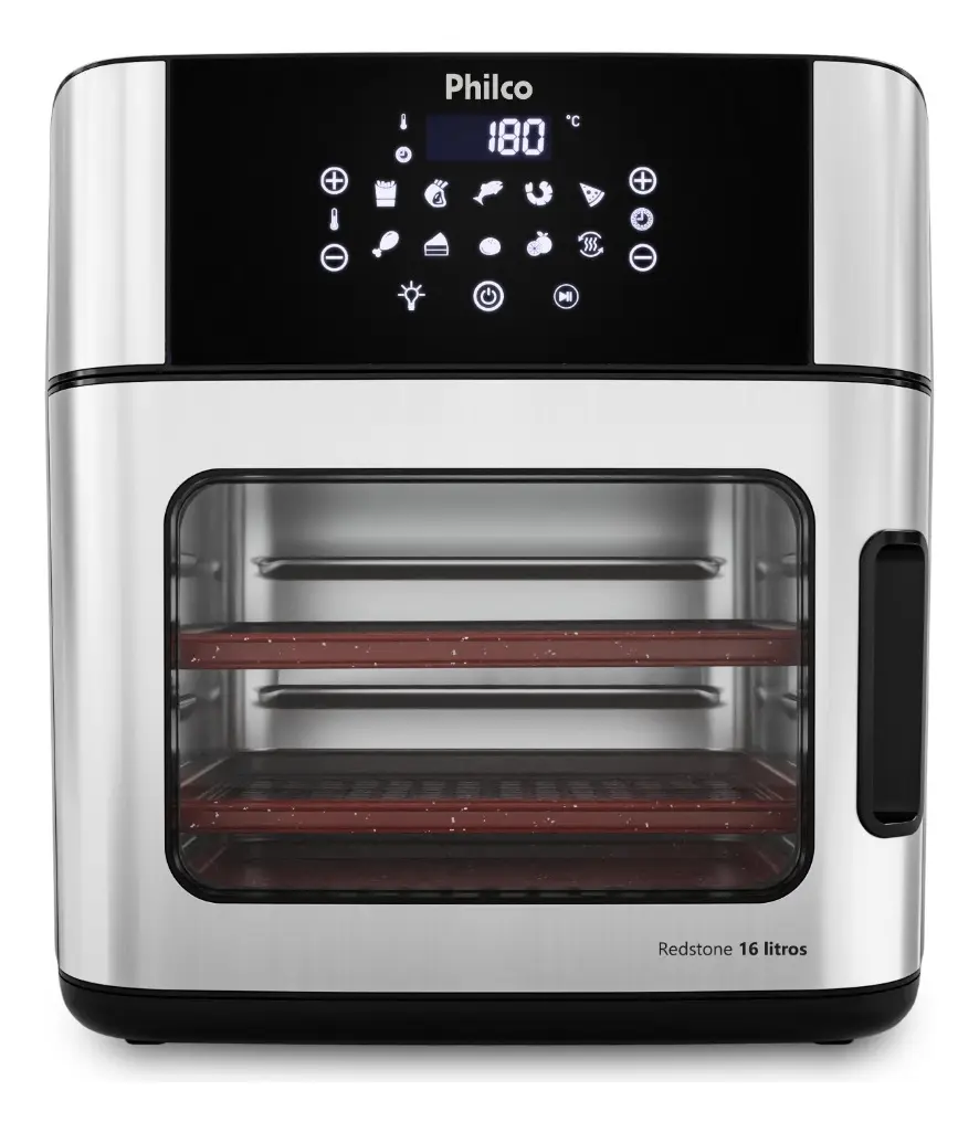Fritadeira Air Fryer Philco PAF16A 4 Em 1 Painel Digital 16l — foto 3 de 7