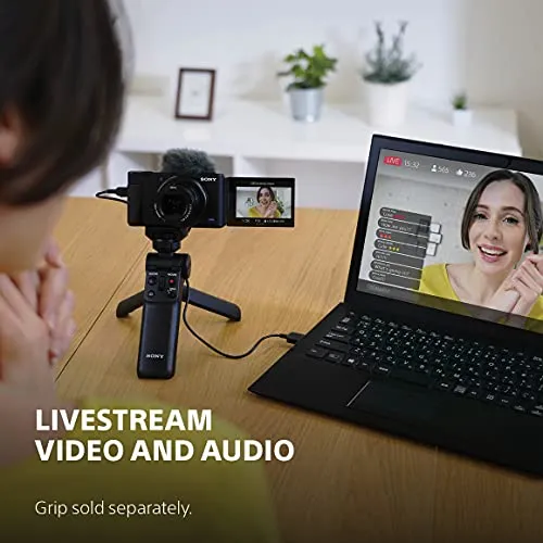 Câmera Sony ZV-1 para criadores de conteúdo, Vlogging e YouTube com tela flip e microfone — foto 2 de 6