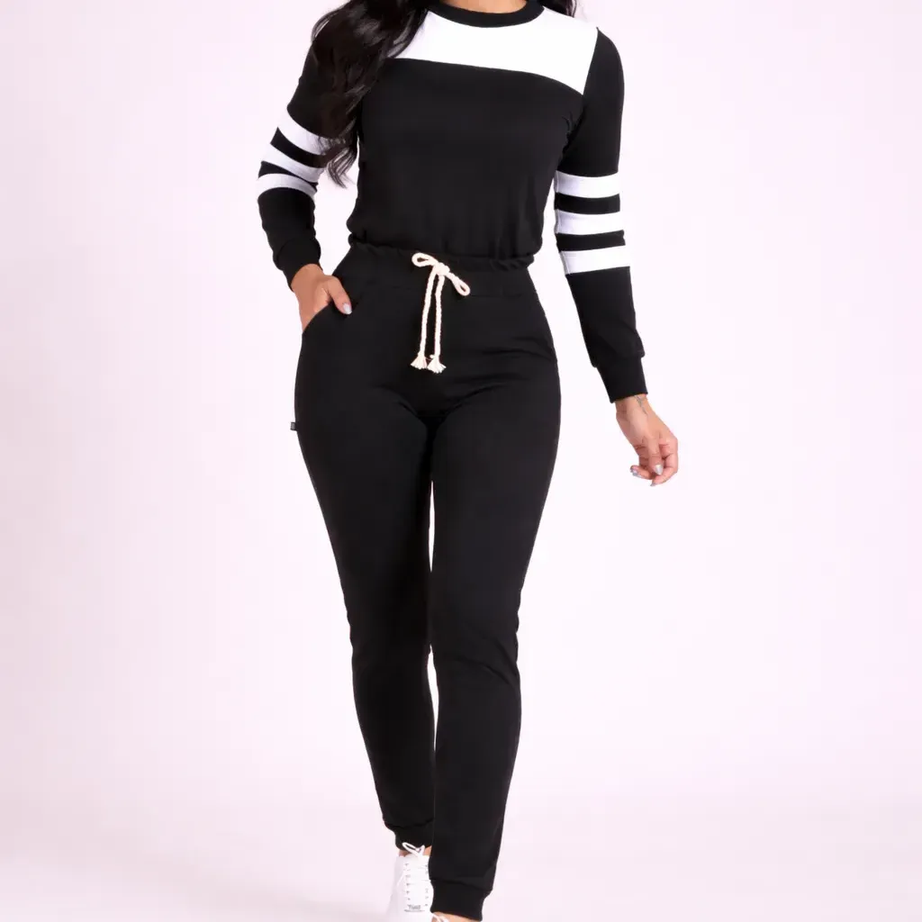 Conjunto Feminino De Frio Manga Longa Inverno — foto 6 de 7