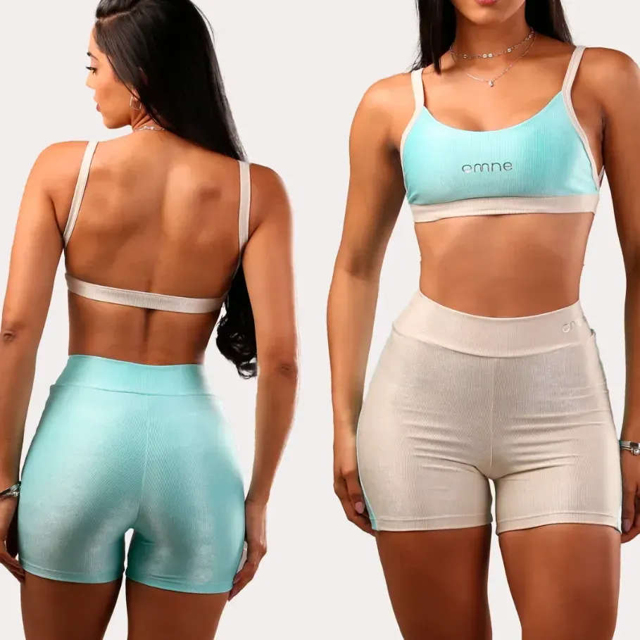 Conjunto Fitness Free Top E Short Feminino Omne Fitwear — foto 3 de 7