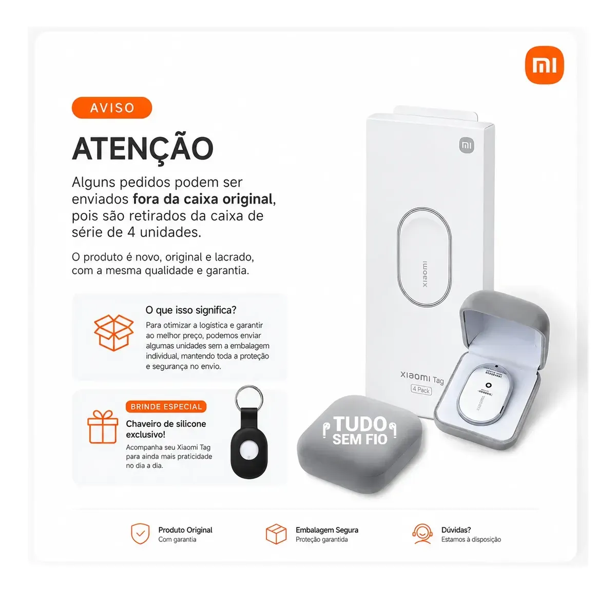 Rastreador Xiaomi Tag Localizador Google E Apple Find Com Nf — foto 6 de 7