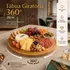 Tabua De Bambu Com Base Giratória 360° Petisqueira Frios — foto 4 de 8