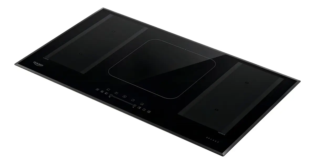 Cooktop de Indução 5 Bocas Dako Select com 2 Zonas Flexíveis e 7200W com Mesa em Vidro Cerâmico 220 V — foto 6 de 7