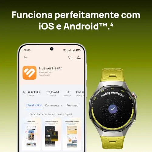 HUAWEI WATCH GT 7 Pro 46mm Smart Watch, Bateria de até 21 dias,Preto — foto 10 de 10