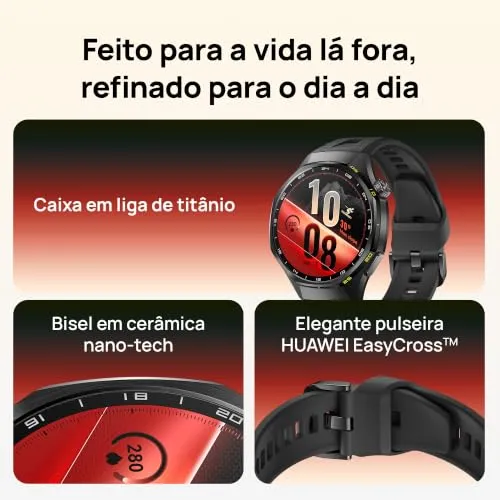 HUAWEI WATCH GT 7 Pro 46mm Smart Watch, Bateria de até 21 dias,Preto — foto 4 de 10
