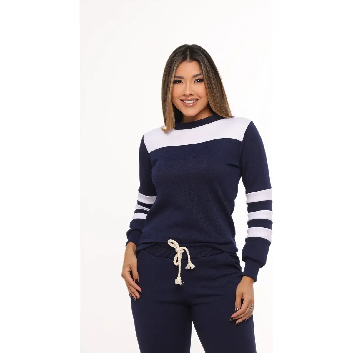 Conjunto Feminino De Frio Manga Longa Inverno — foto 2 de 7