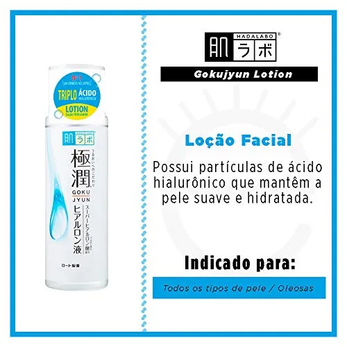 Hada Labo® Gokujyun Lotion – Loção Hidratante facial com Ácido Hialurônico fermentado com lactobacilos 170ml — foto 2 de 2