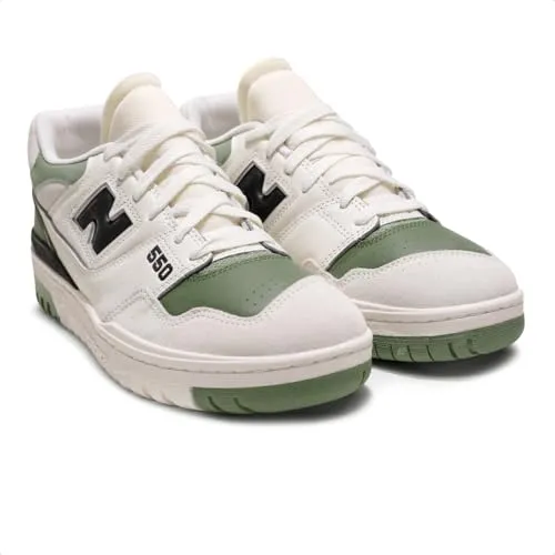Tenis New Balance 550 Masculino, Bege Claro/Verde, 40 — foto 3 de 6