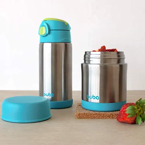BUBA Garrafa Térmica Parede Dupla 400 Ml - Azul, Azul, Tamanho único — foto 2 de 6
