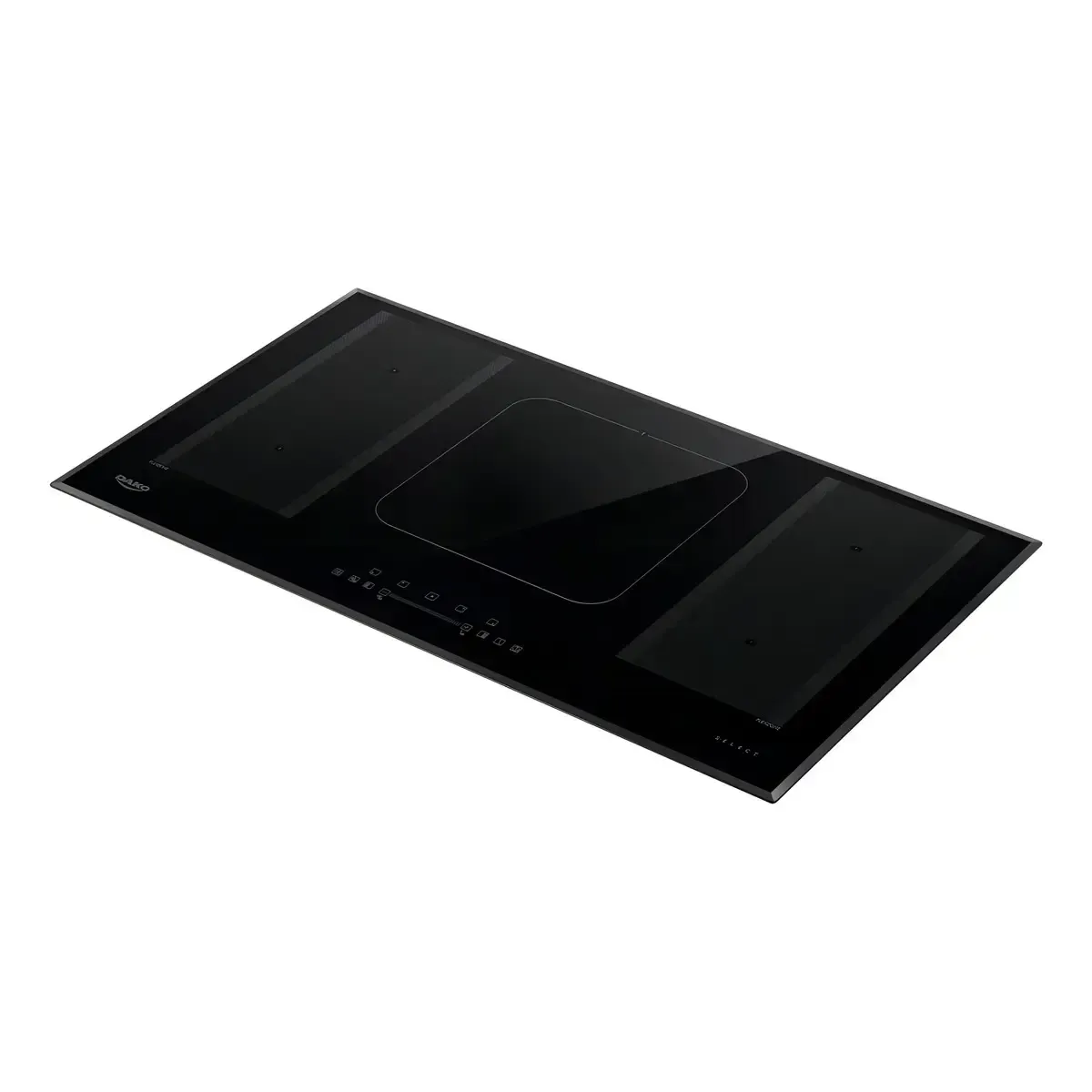 Cooktop de Indução 5 Bocas Dako Select com 2 Zonas Flexíveis e 7200W com Mesa em Vidro Cerâmico 220 V — foto 5 de 7