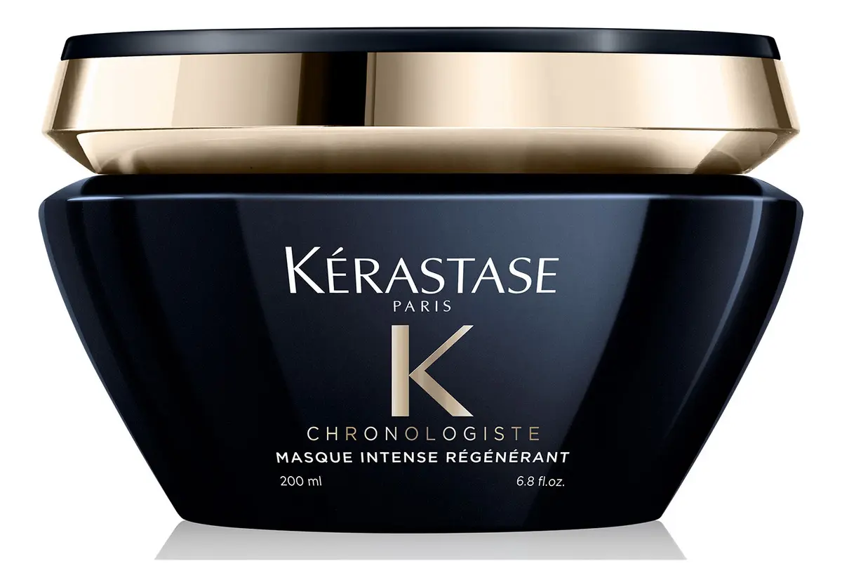 Máscara Capilar Regeneradora com Abyssine para Hidratação Profunda, Brilho Intenso e Controle do Frizz Chronologiste Intense Régénérant Kérastase 200ml