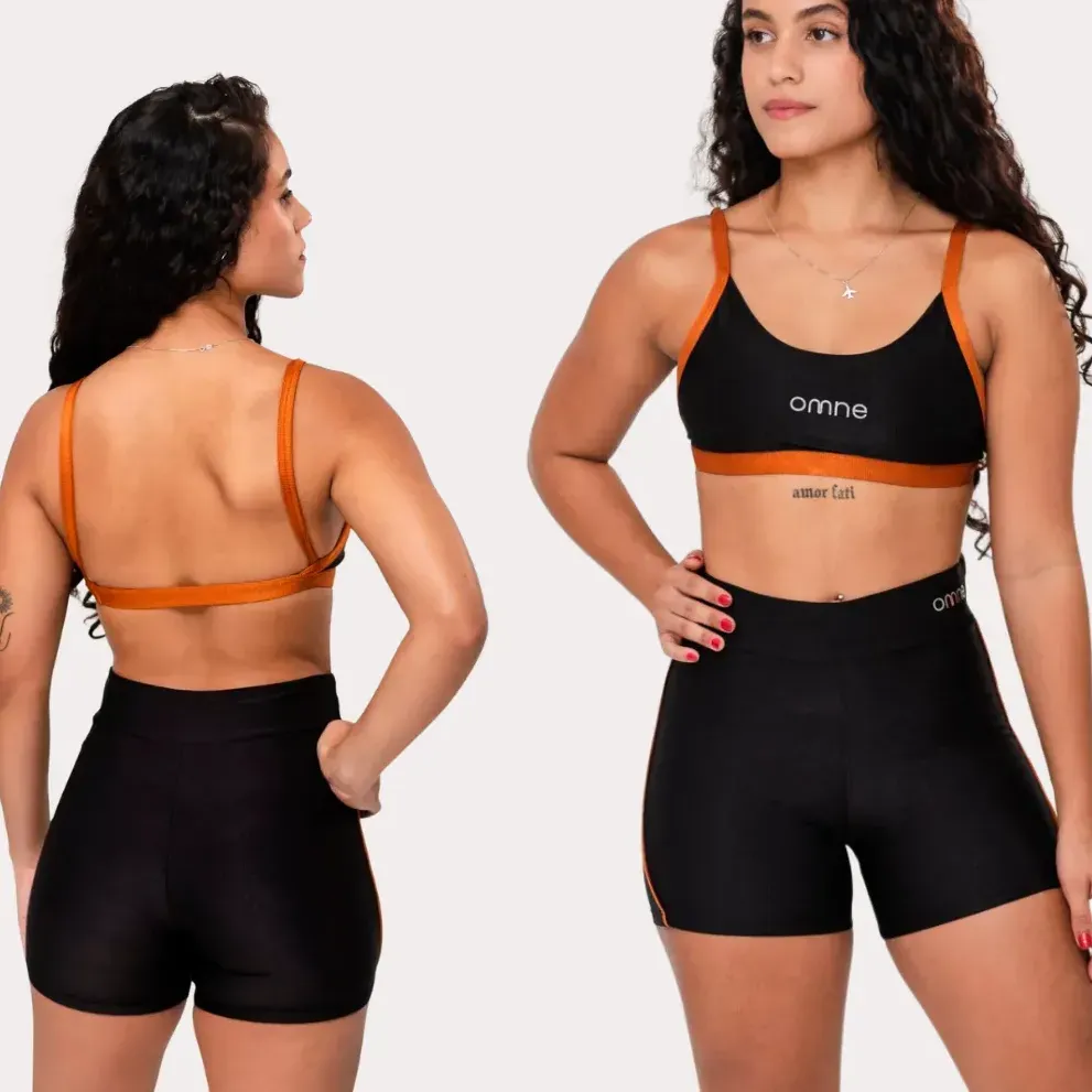 Conjunto Fitness Free Top E Short Feminino Omne Fitwear — foto 6 de 7